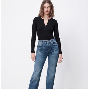 ZARA Knit Bodysuit Size M